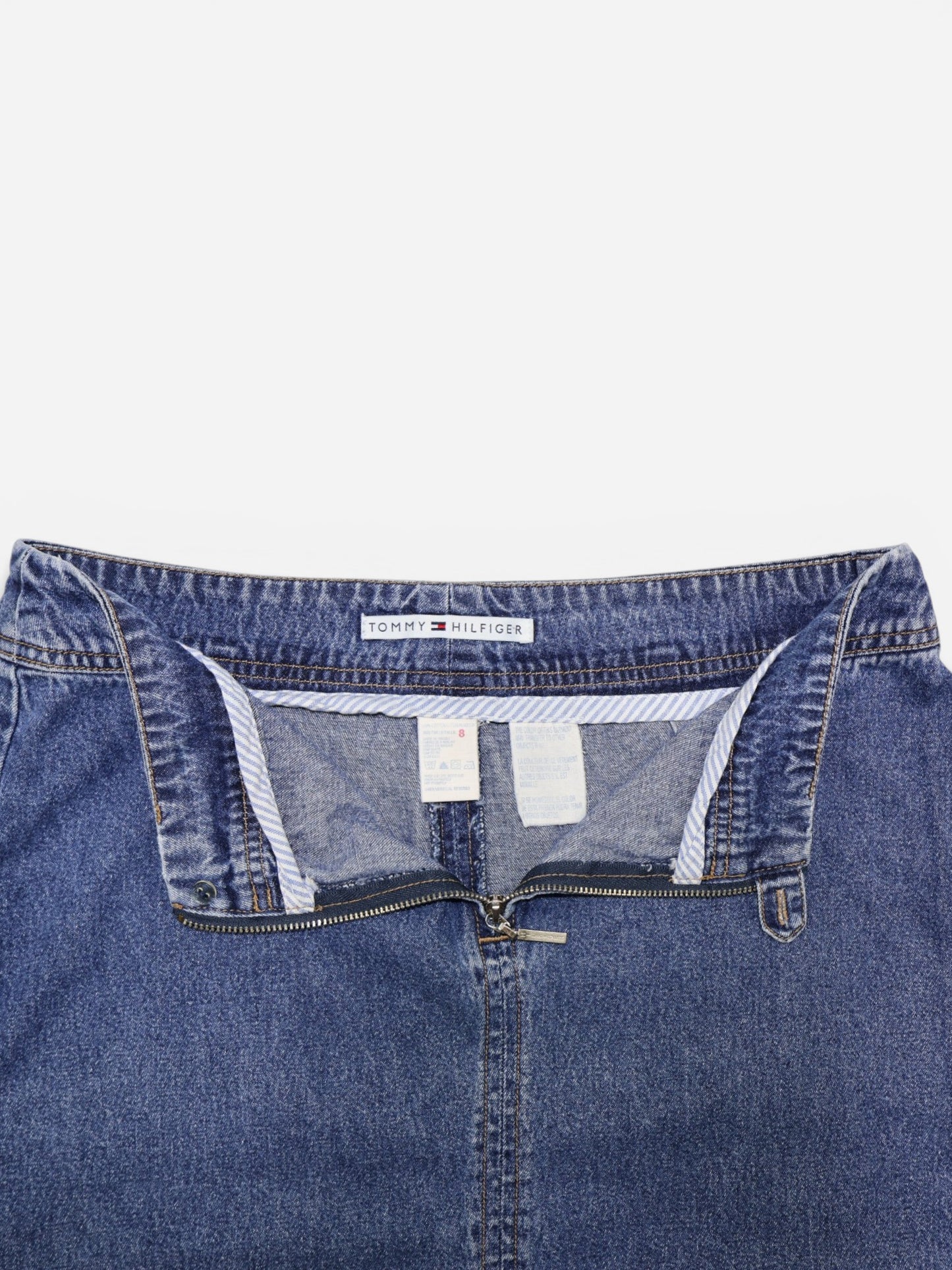 FALDA CORTA DE JEAN AZUL | TOMMY HILFIGER | TALLA 8 (M)