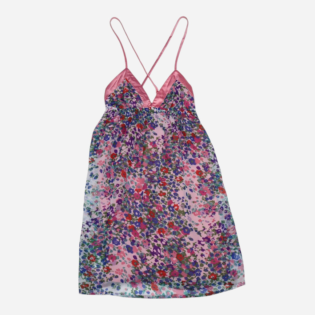VESTIDO DE TIRANTES CON ESTAMPADO FLORAL | FOREVER 21 | TALLA S