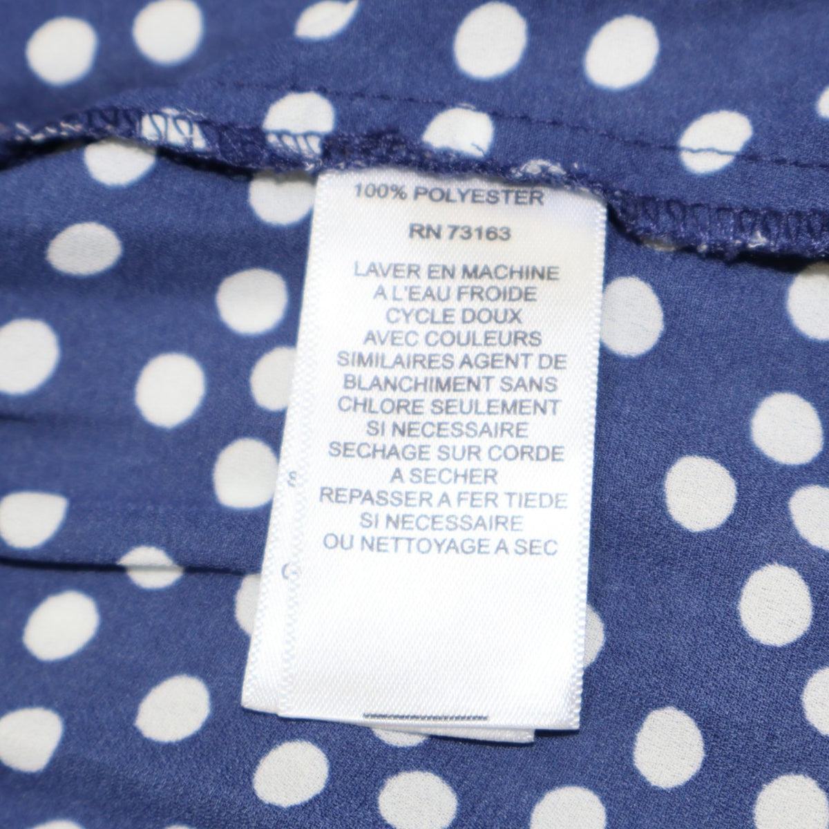 BLUSA SIN MANGAS CON ESTAMPADO DE LUNARES | MELISSA PAIGE | TALLA S PETITE