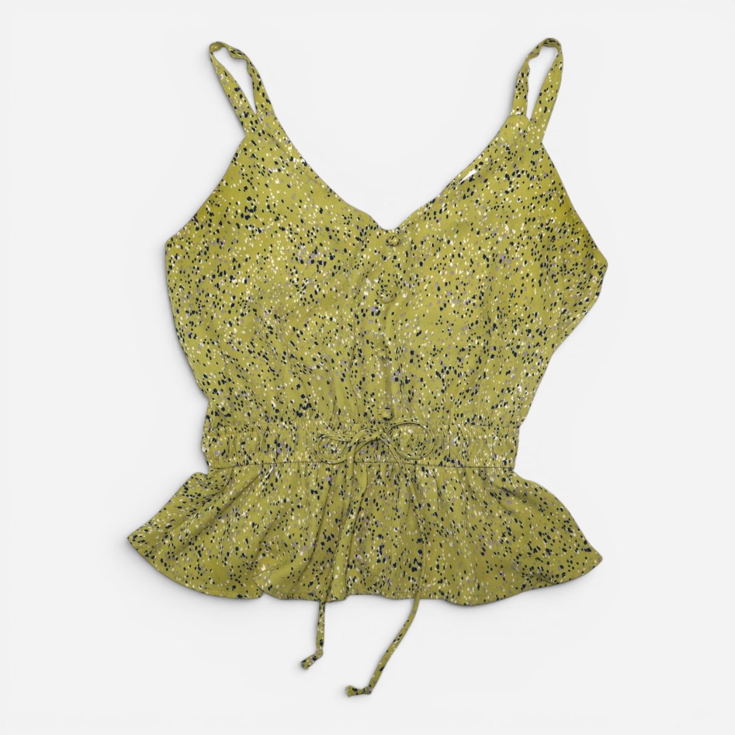 TOP DE TIRANTES VERDE CON ESTAMPADO | SIENNA SKY | TALLA S