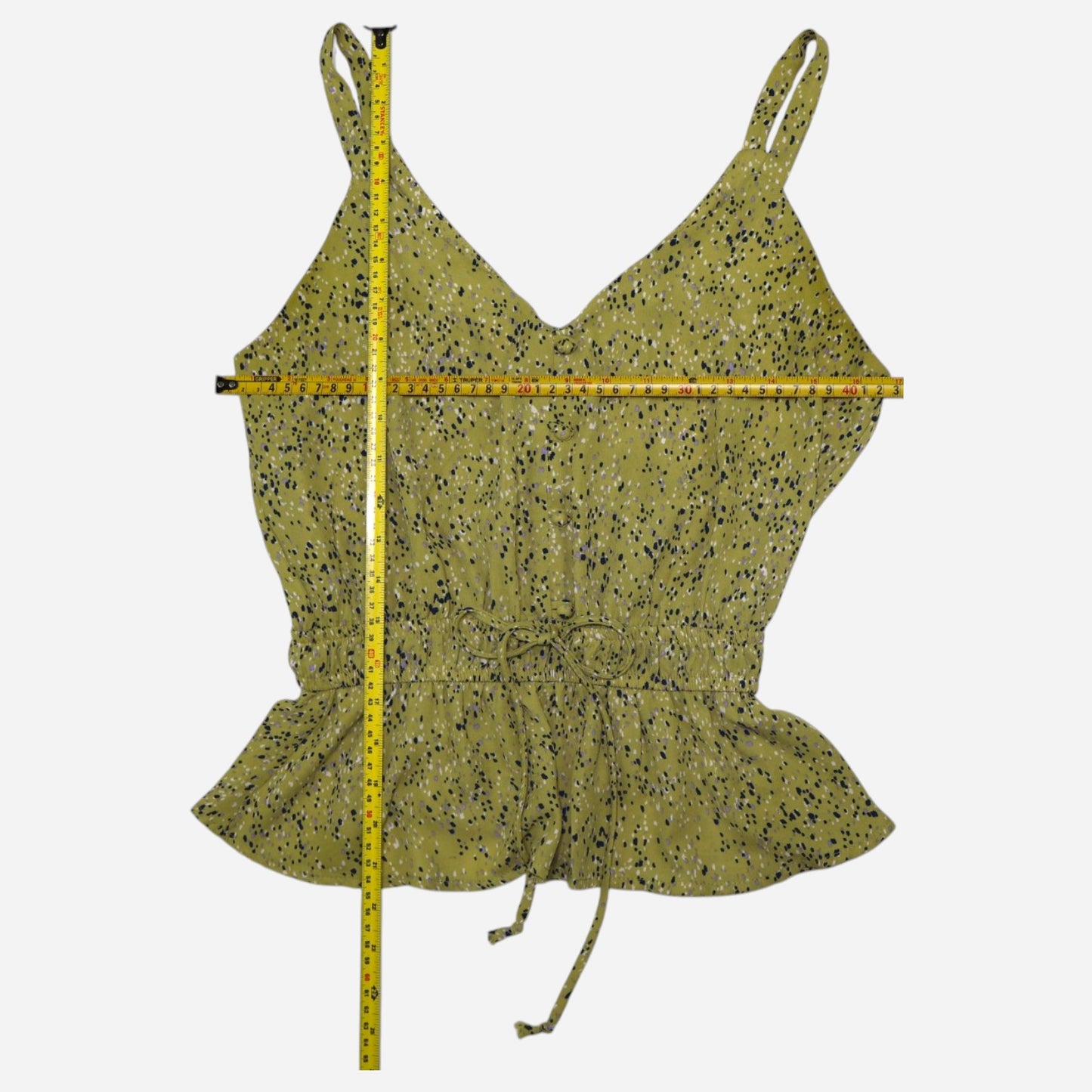 TOP DE TIRANTES VERDE CON ESTAMPADO | SIENNA SKY | TALLA S