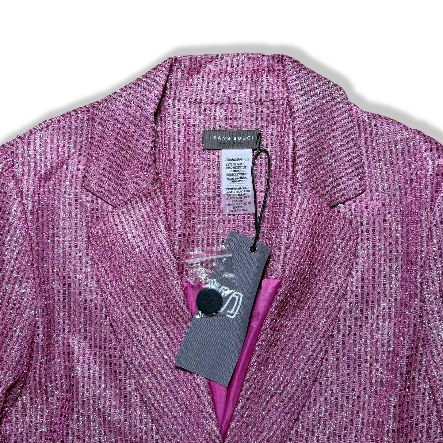 BLAZER ROSADO BRILLANTE | SANS SOUCI | M