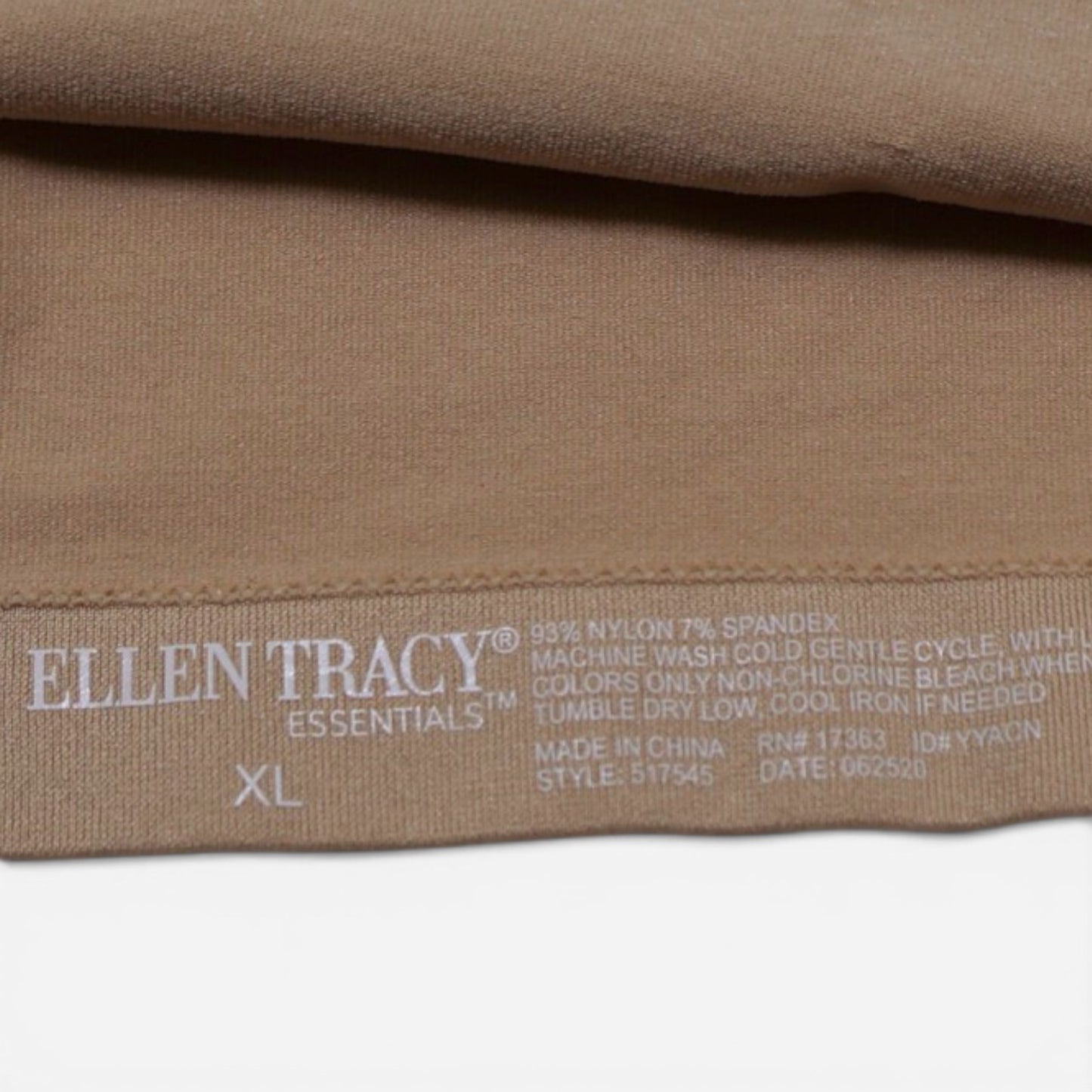 CAMISETA MOLDEADORA SIN COSTURAS PARA MUJER | ELLEN TRACY | TALLA XL