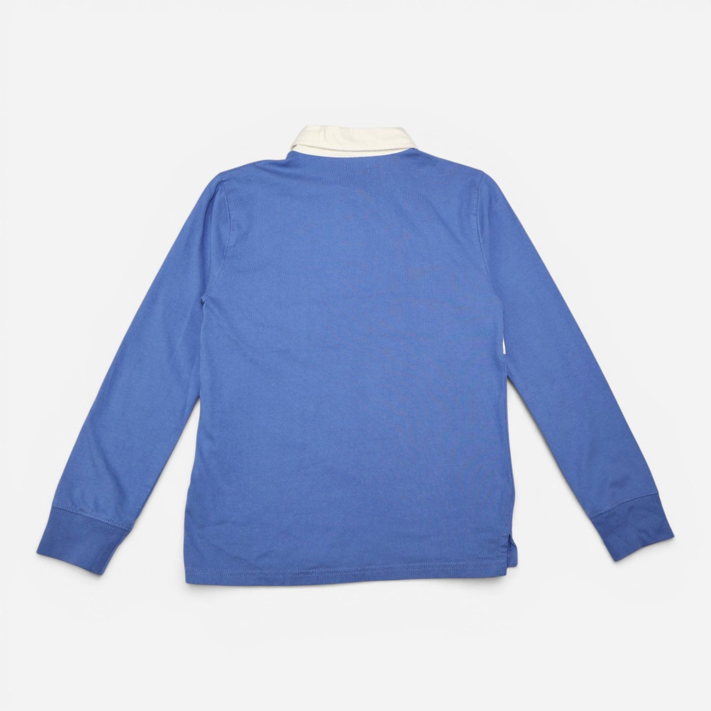 POLO MANAGA LARGA AZUL PARA NIÑOS | TALLA M