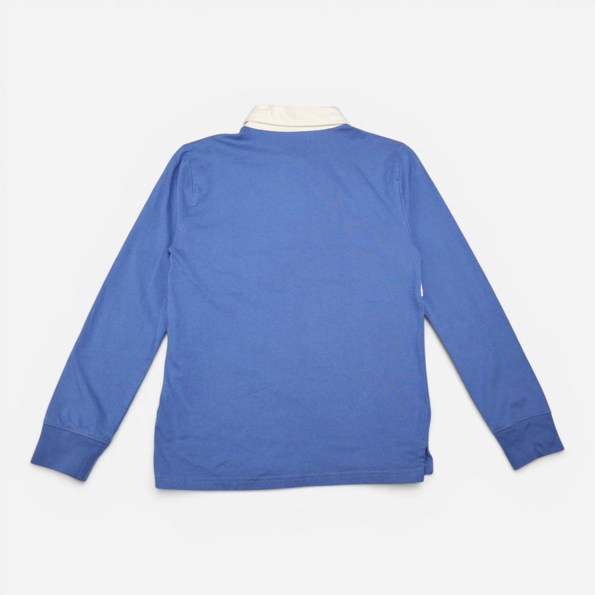 POLO MANAGA LARGA AZUL PARA NIÑOS | TALLA M