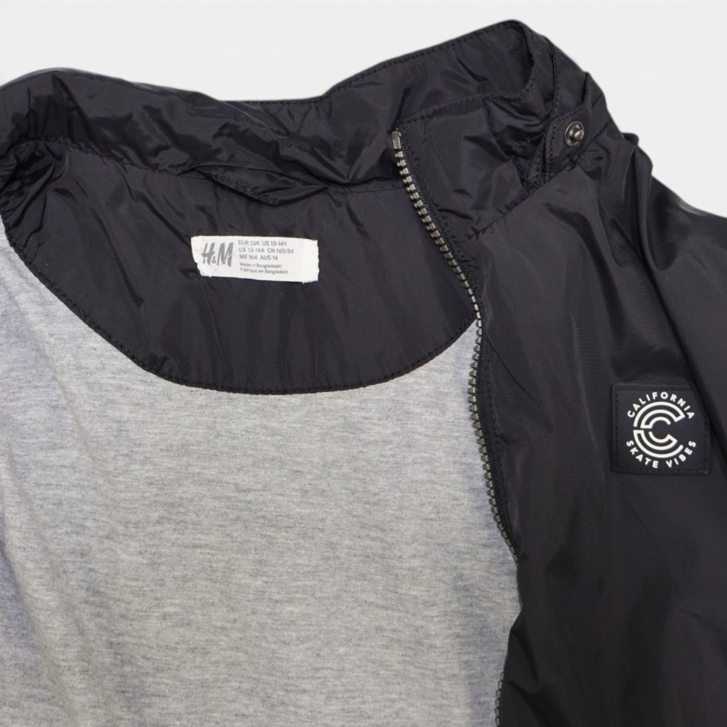 CHAQUETA NEGRA PARA NIÑOS | H&M | TALLA 13-14