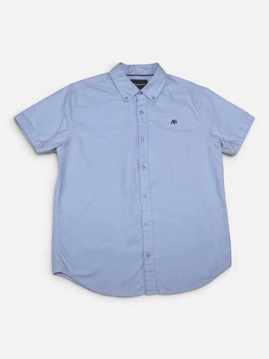CAMISA MANGA CORTA AZUL CLARO | AÉROPOSTALE | TALLA L