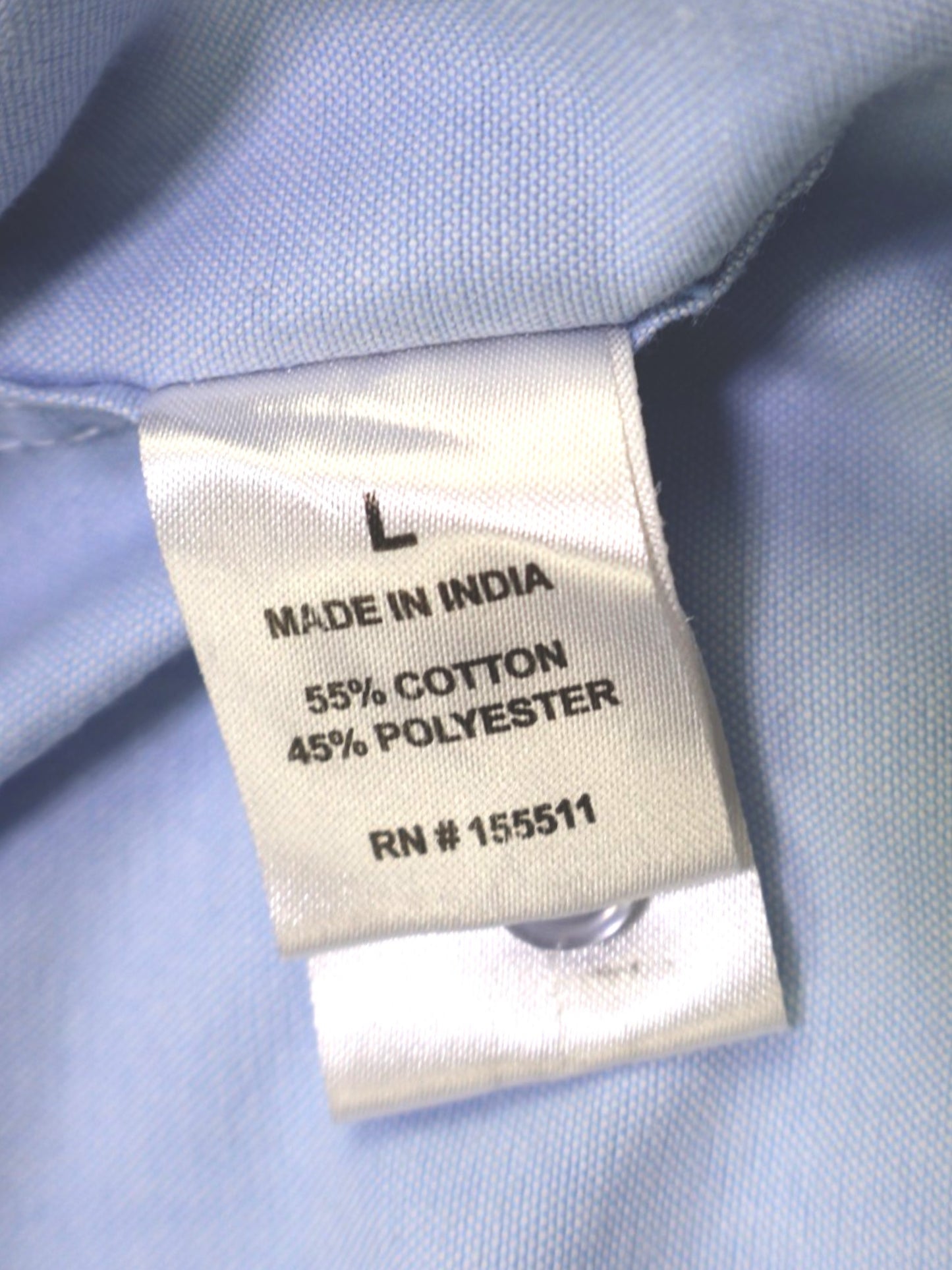 CAMISA MANGA CORTA AZUL CLARO | AÉROPOSTALE | TALLA L