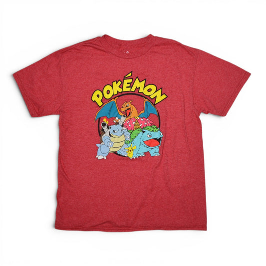 T-SHIRT ROJO CON GRÁFICO DE POKÉMON PARA NIÑOS | POKÉMON | TALLA M
