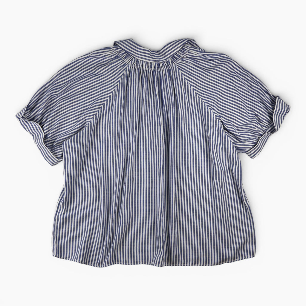 NEW | BLUSA DE RAYAS AZUL Y BLANCA | MAX STUDIO | TALLA 3X