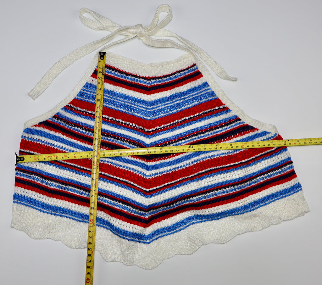 TOP TEJIDO CUELLO HALTER CON RAYAS | NO BOUNDARIES | TALLA XXL (19)