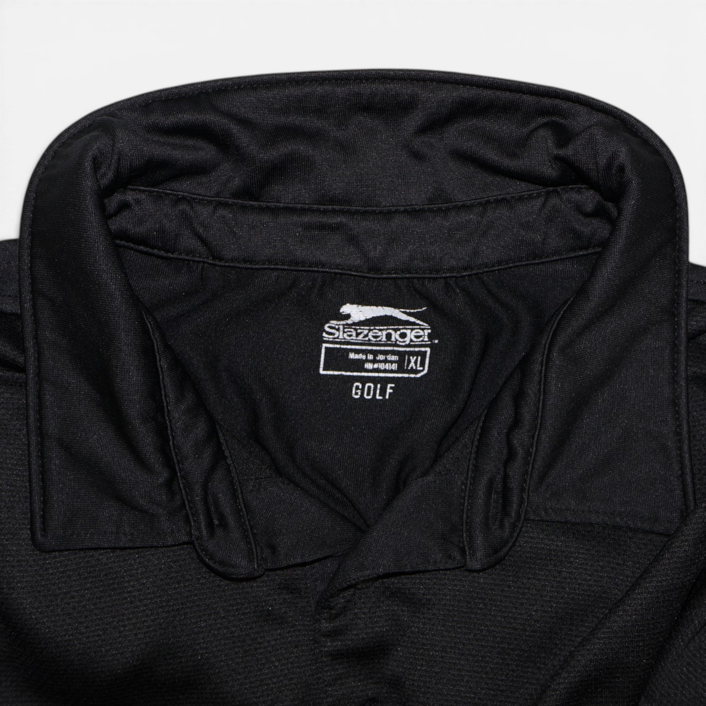 POLO DEPORTIVO NEGRO | SLAZENGER GOLF | TALLA XL