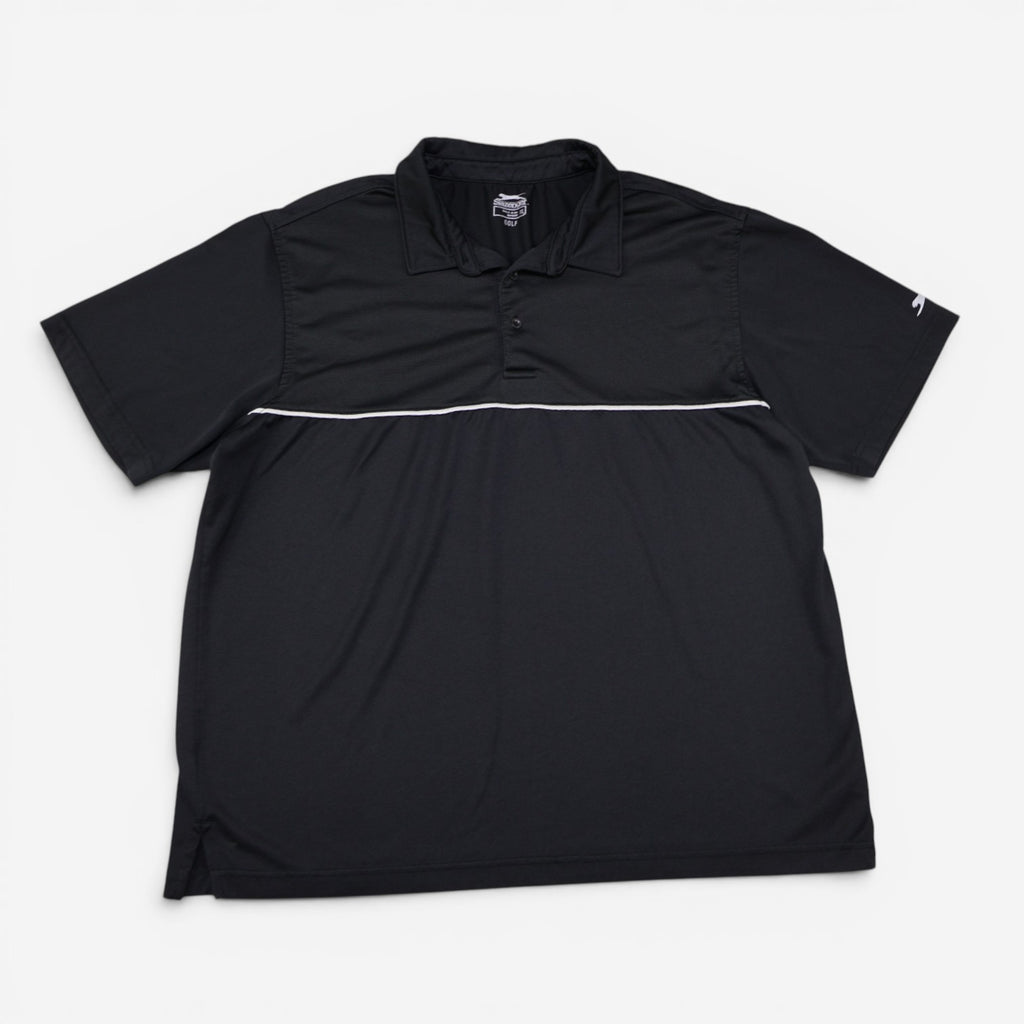 POLO DEPORTIVO NEGRO | SLAZENGER GOLF | TALLA XL
