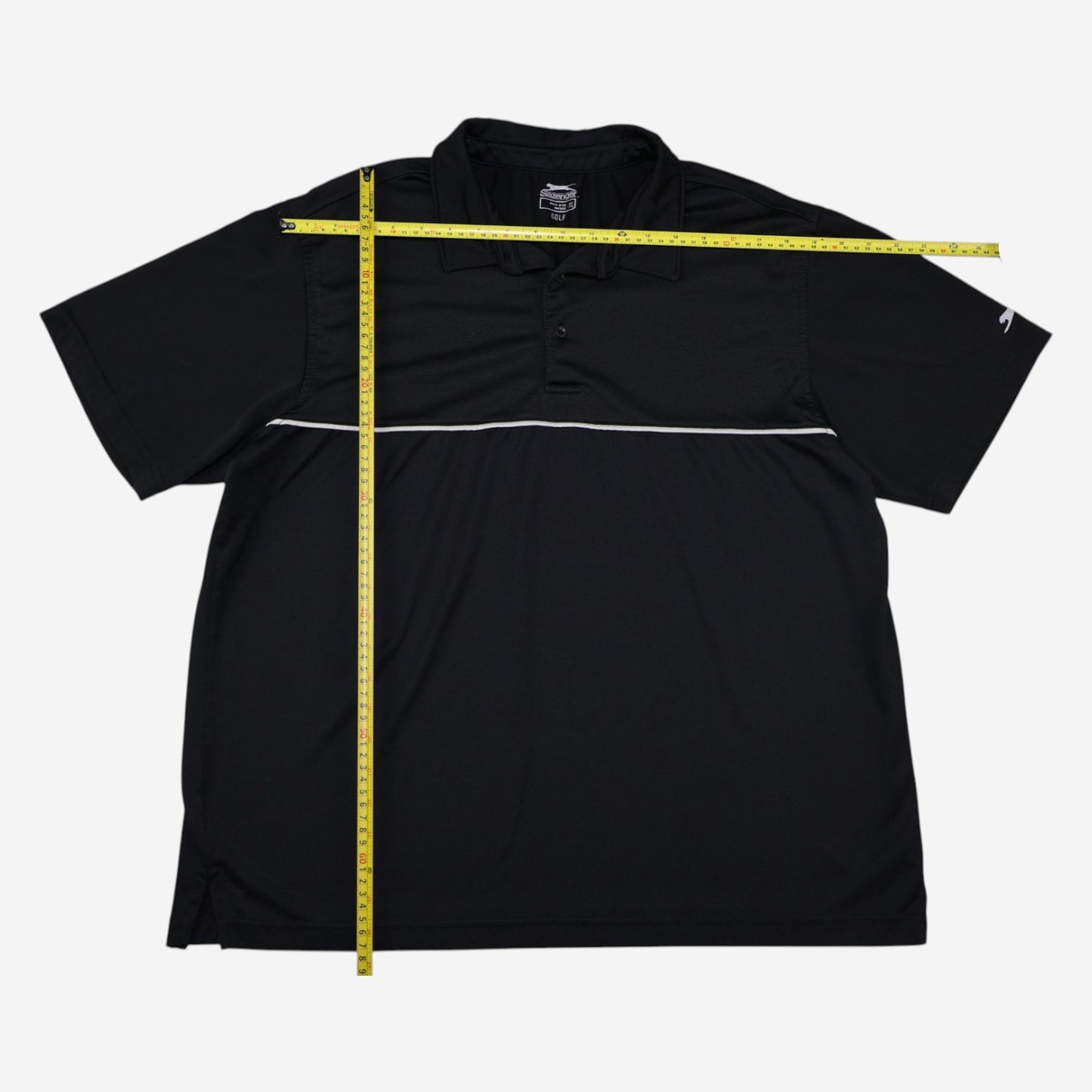POLO DEPORTIVO NEGRO | SLAZENGER GOLF | TALLA XL