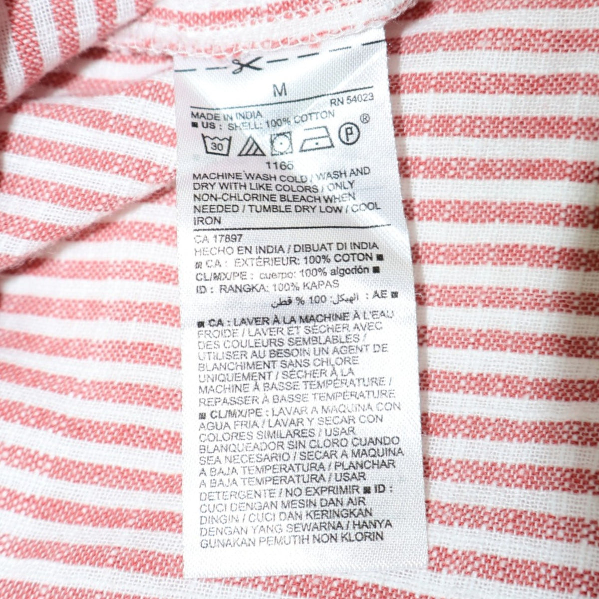 TOP DE RAYAS ROJAS Y BLANCAS | OLD NAVY | TALLA M