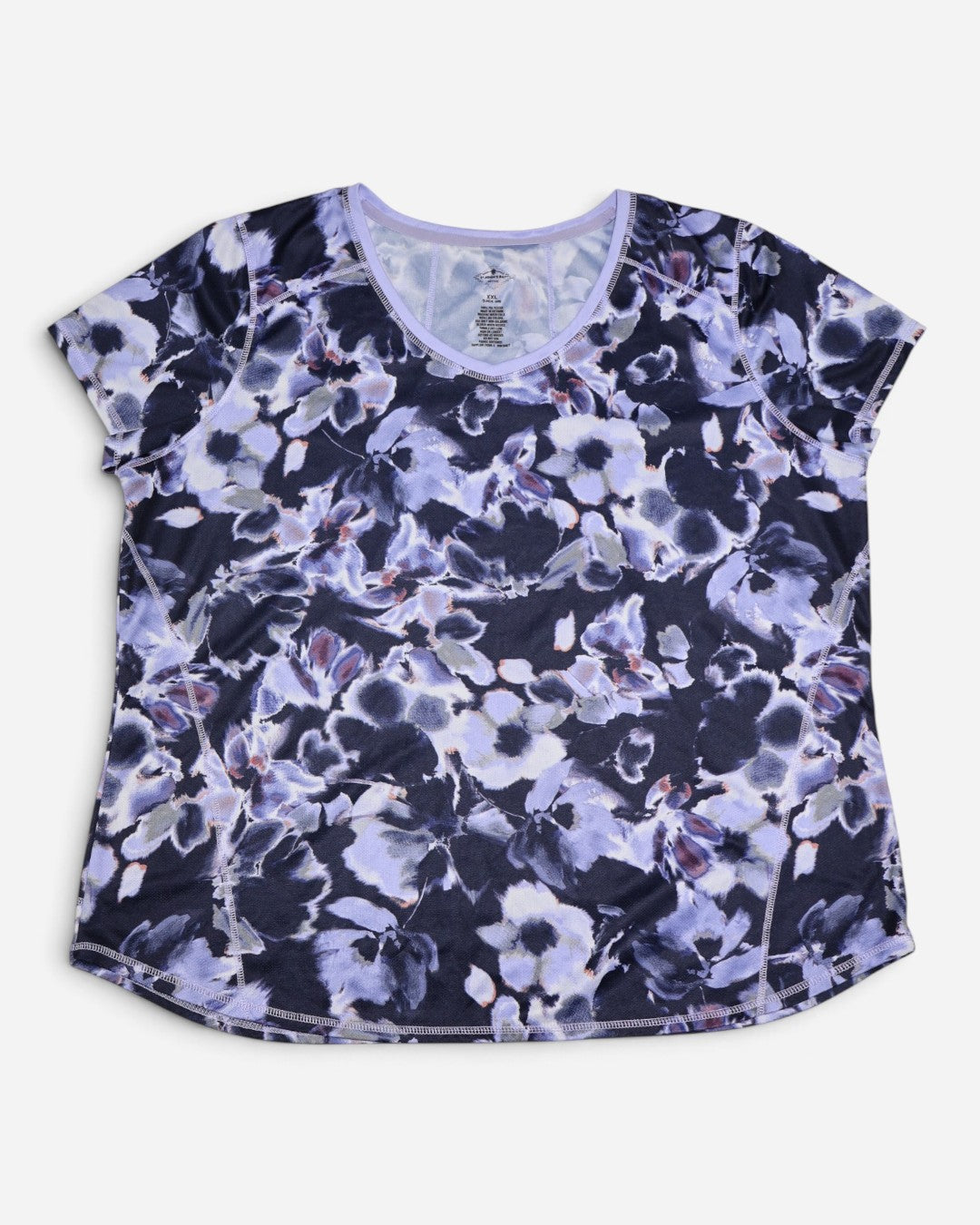Blusa deportiva floral St. John's Bay Active para mujer, talla XXL, ropa de segunda mano en República Dominicana