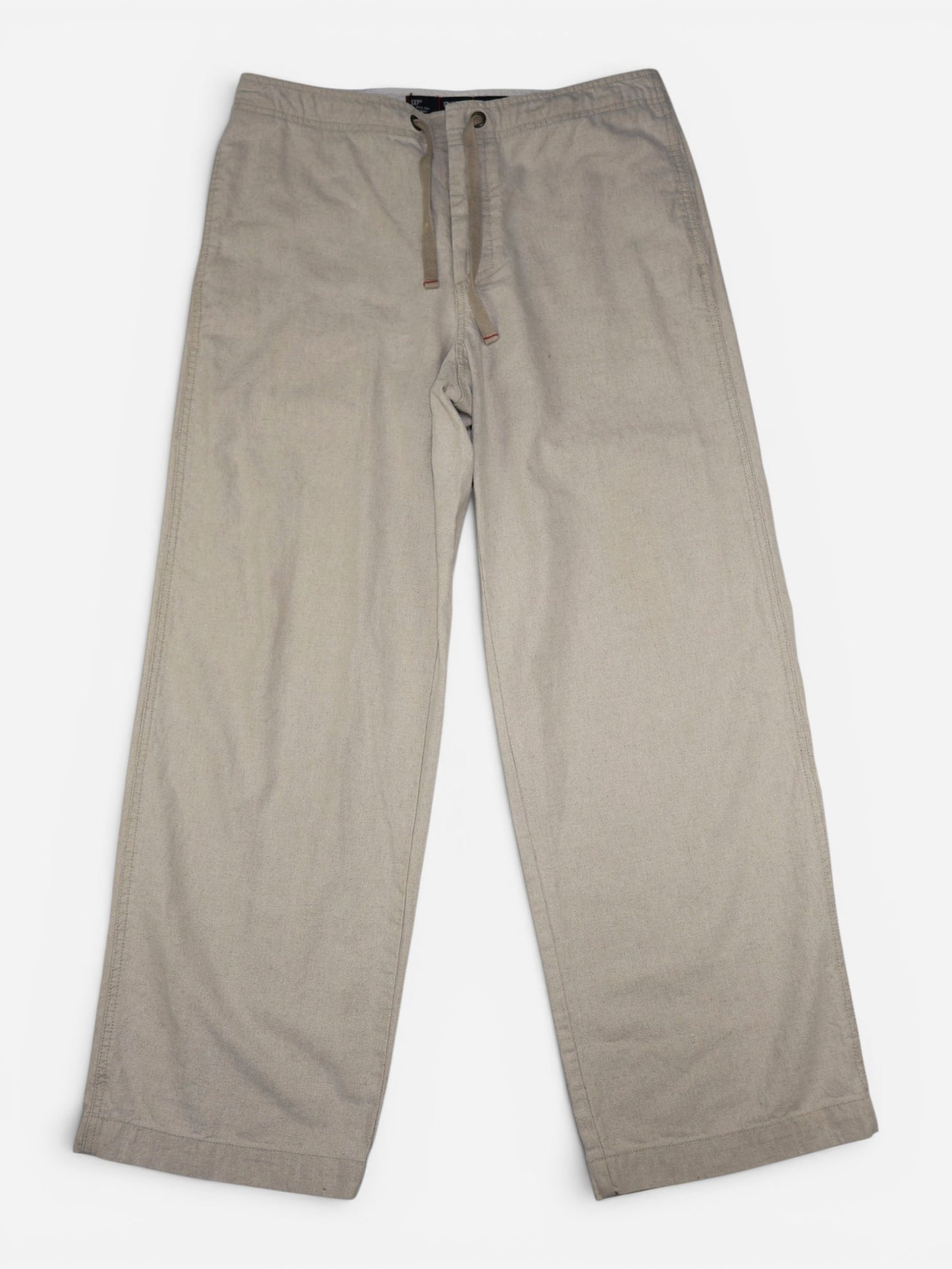 PANTALÓN DE LINO CON CORDÓN | EXPRESS | TALLA M