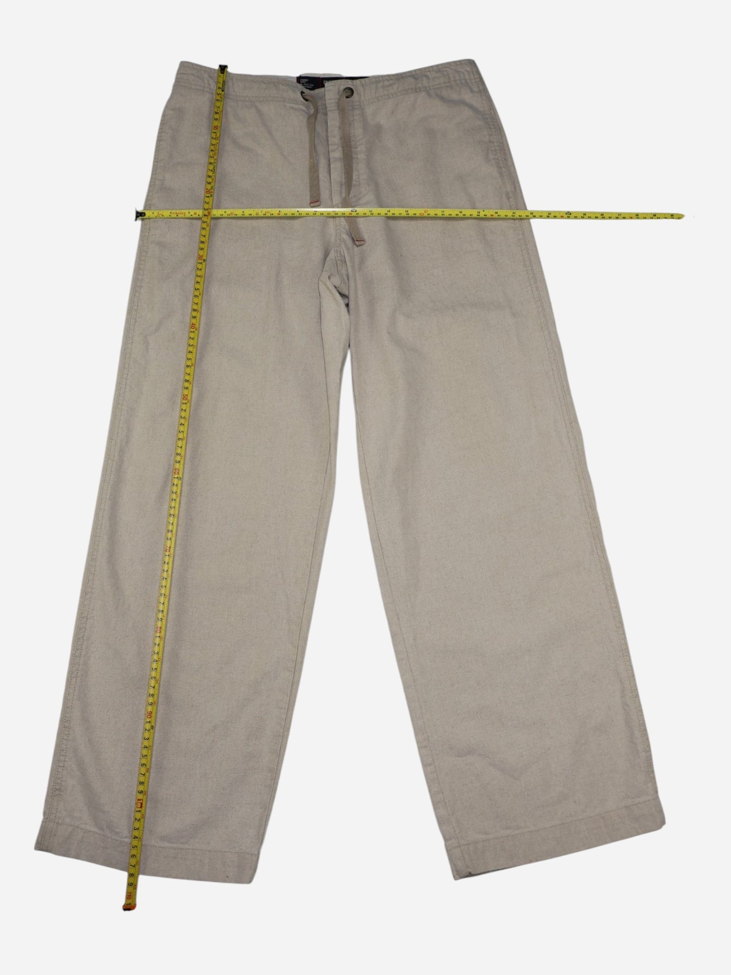 PANTALÓN DE LINO CON CORDÓN | EXPRESS | TALLA M