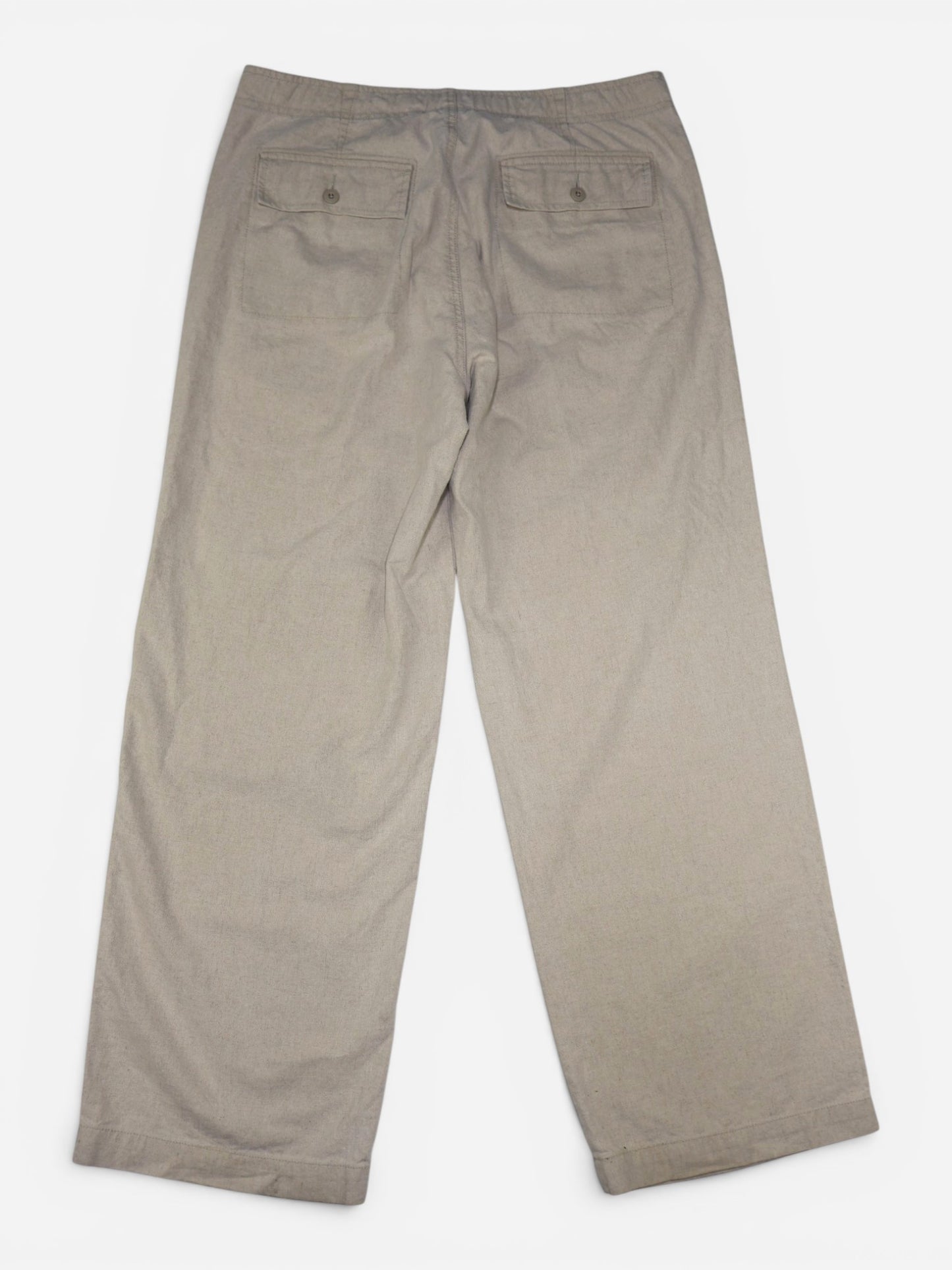 PANTALÓN DE LINO CON CORDÓN | EXPRESS | TALLA M