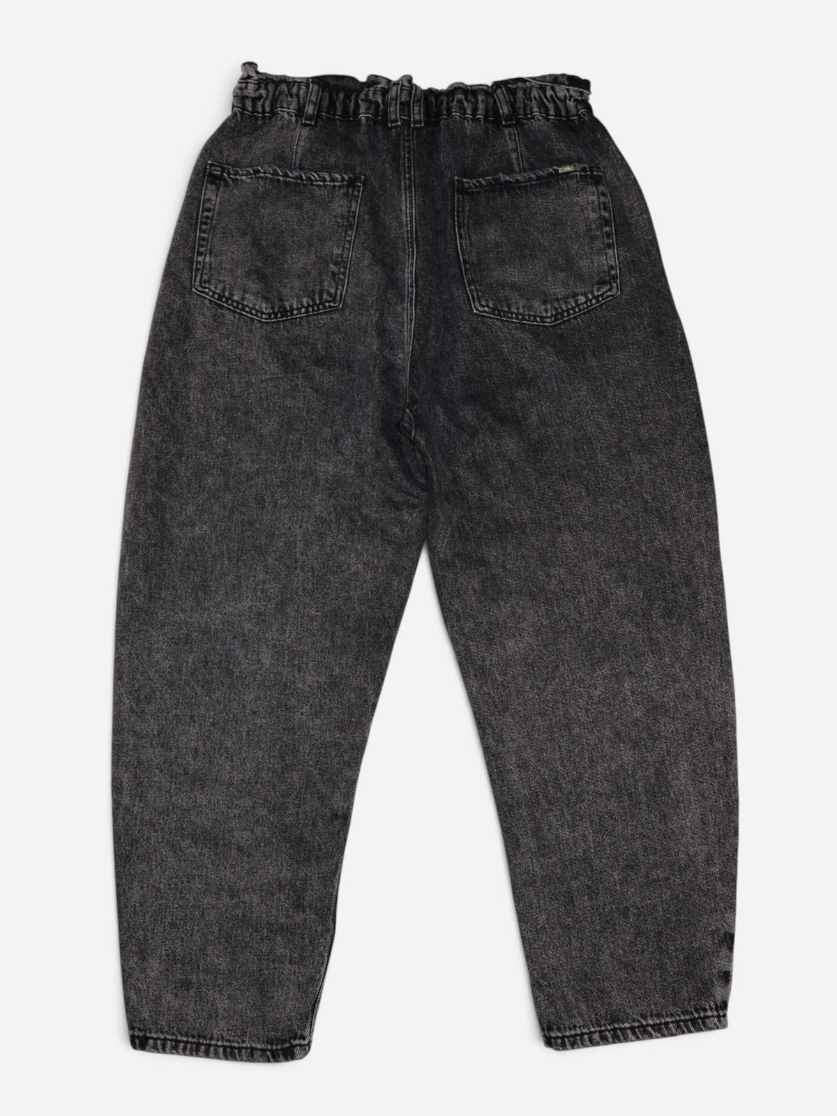 JEANS TIPO BARRIL CON CINTURA PAPERBAG | ZARA | TALLA 10