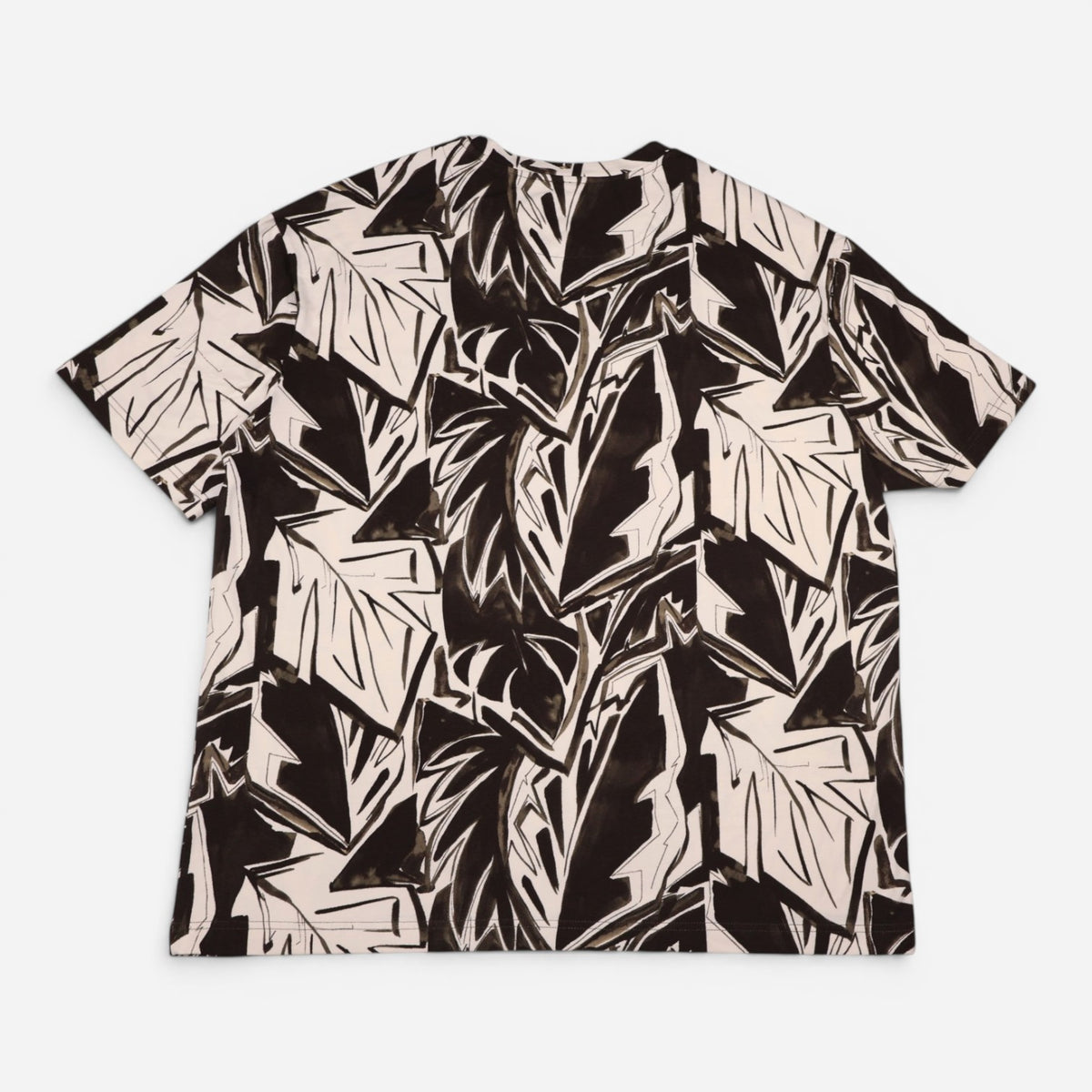 NEW | T-SHIRT ESTAMPADO CREMA Y NEGRO | EXPRESS | TALLA XL