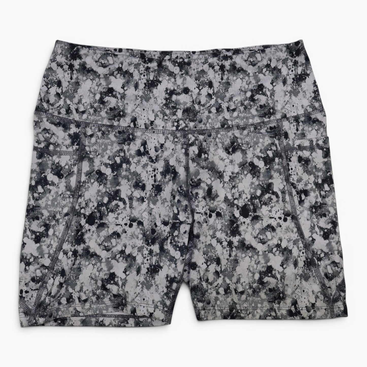 SHORTS DEPORTIVOS CON ESTAMPAD ABSTRACTO | TALLA L