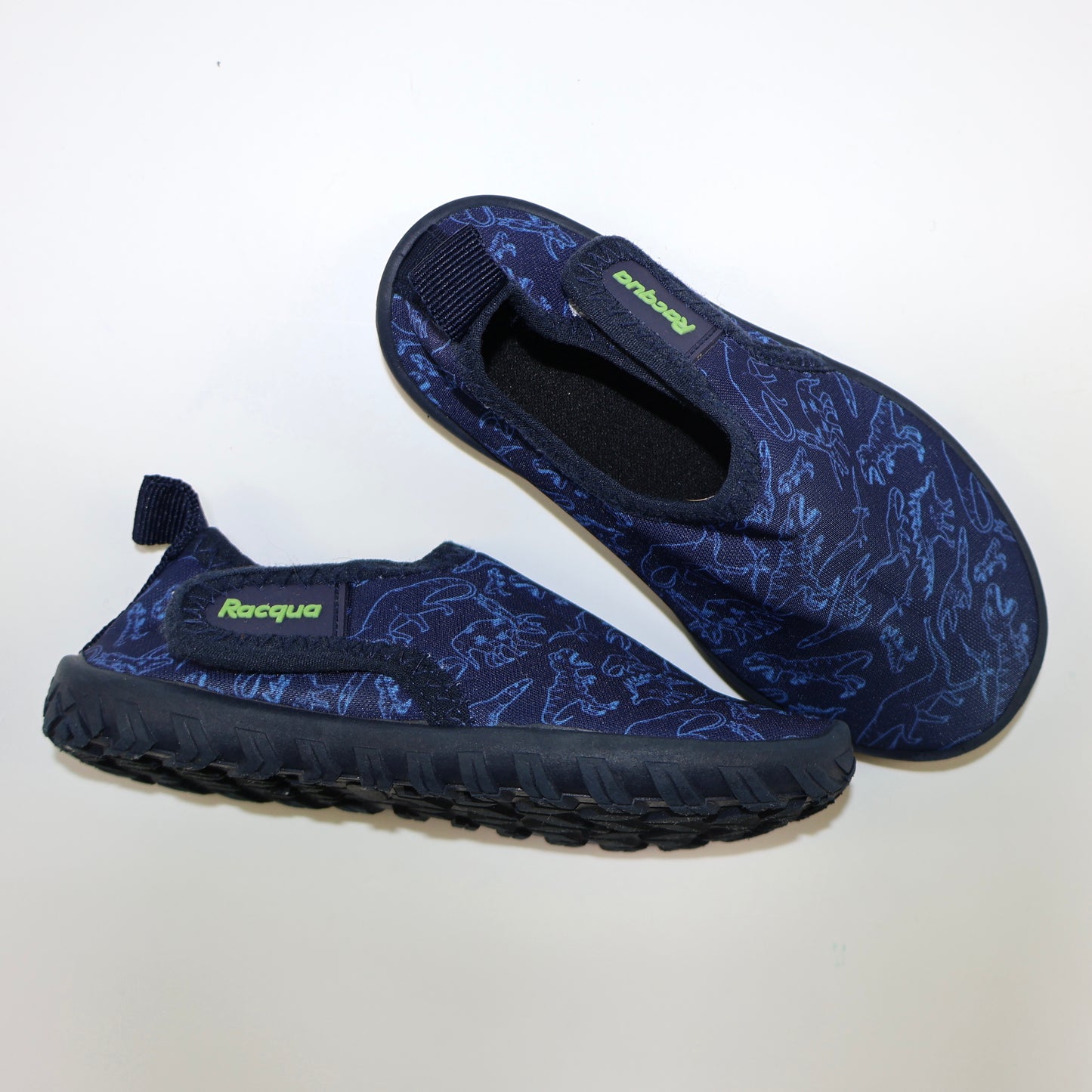 ZAPATOS DE AGUA AZULES CON DINOSAURIOS | RACQUA | TALLA 24