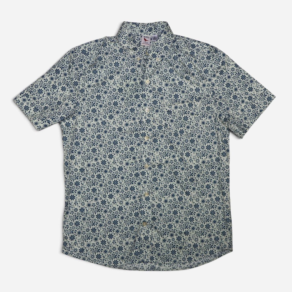 CAMISA MANGA CORTA DE HOMBRE CON ESTAMPADO FLORAL | KEN  | TALLA M