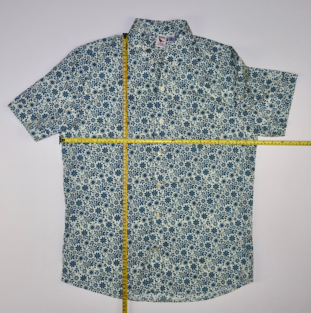 CAMISA MANGA CORTA DE HOMBRE CON ESTAMPADO FLORAL | KEN  | TALLA M