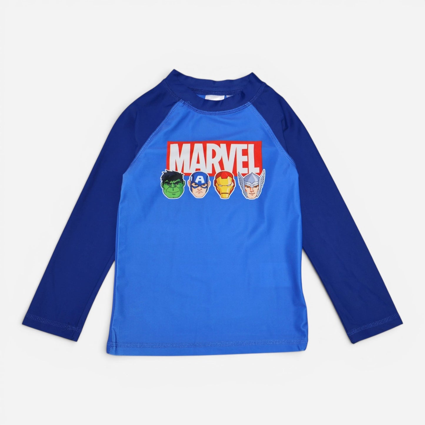 CAMISETA DE BAÑO MANGA LARGA PARA NIÑO | MARVEL | TALLA XS (4/5)