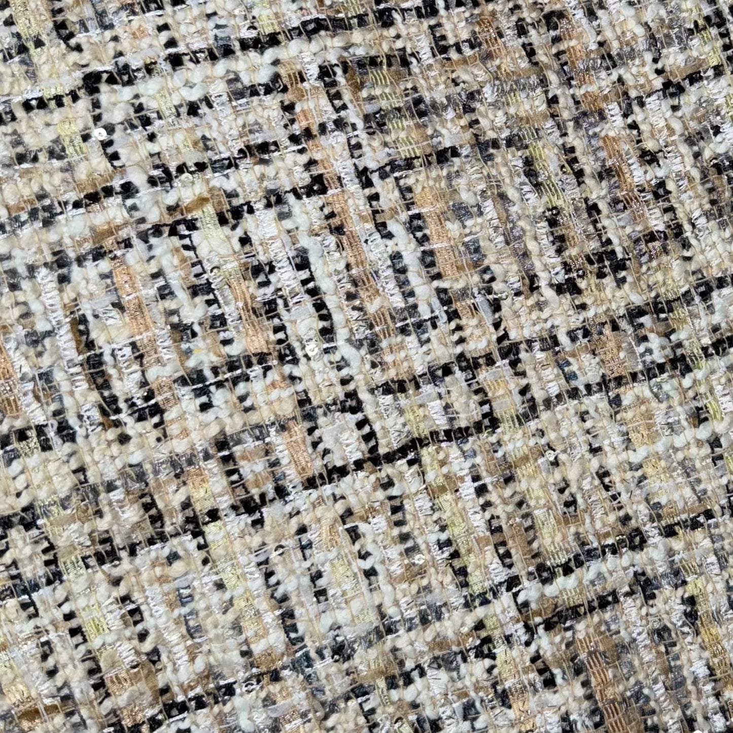 FALDA TIPO TWEED CON ACABADO METÁLICO | LOFT | 0