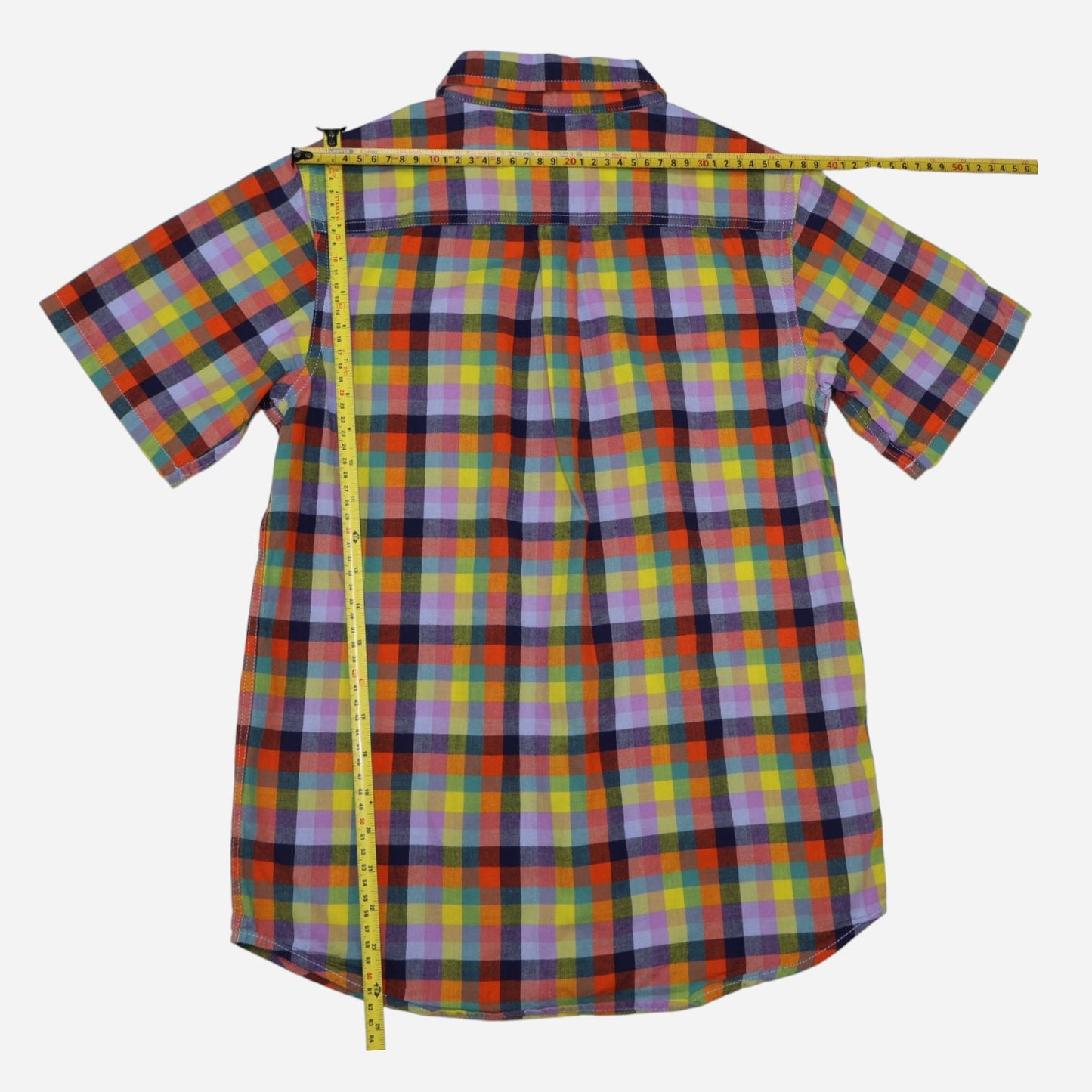 CAMISA DE CUADROS MANGAS CORTAS PARA NIÑOS | CAT & JACK | TALLA L (12/14)