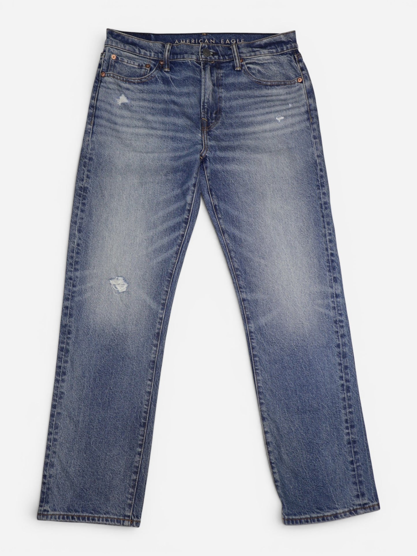 PANTALÓN JEAN AZUL RECTO EASYFLEX | AMERICAN EAGLE | TALLA 32X32