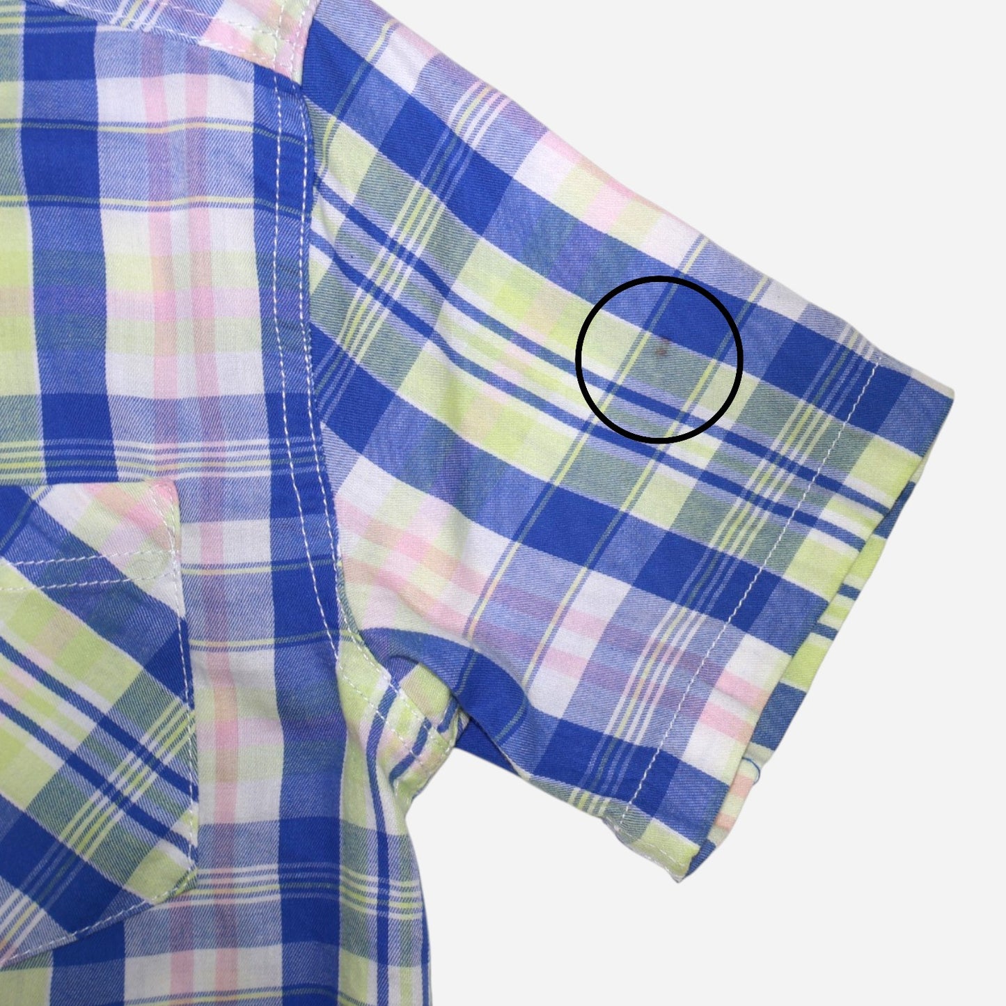 CAMISA DE CUADROS AZUL Y VERDE PARA ADOLESCENTES | TOMMY HILFIGER | TALLA L (16/18)