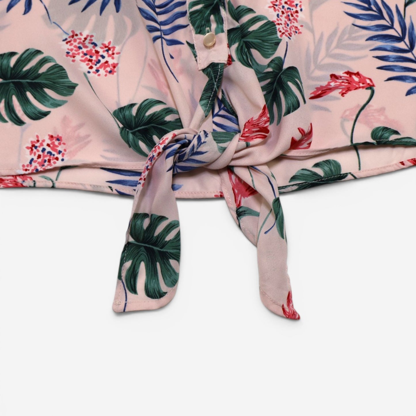 CAMISA MANGA CORTA CON ESTAMPADO TROPICAL | SIENNA SKY | TALLA S