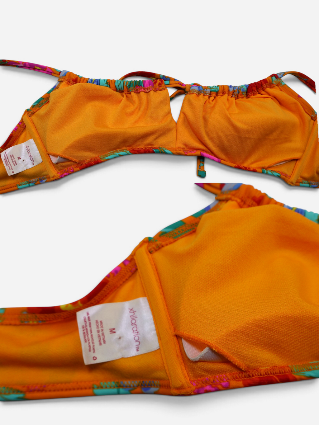 BIKINI DE DOS PIEZAS CON ESTAMPADO FLORAL PARA MUJER | XHILARATION | TALLA M/L