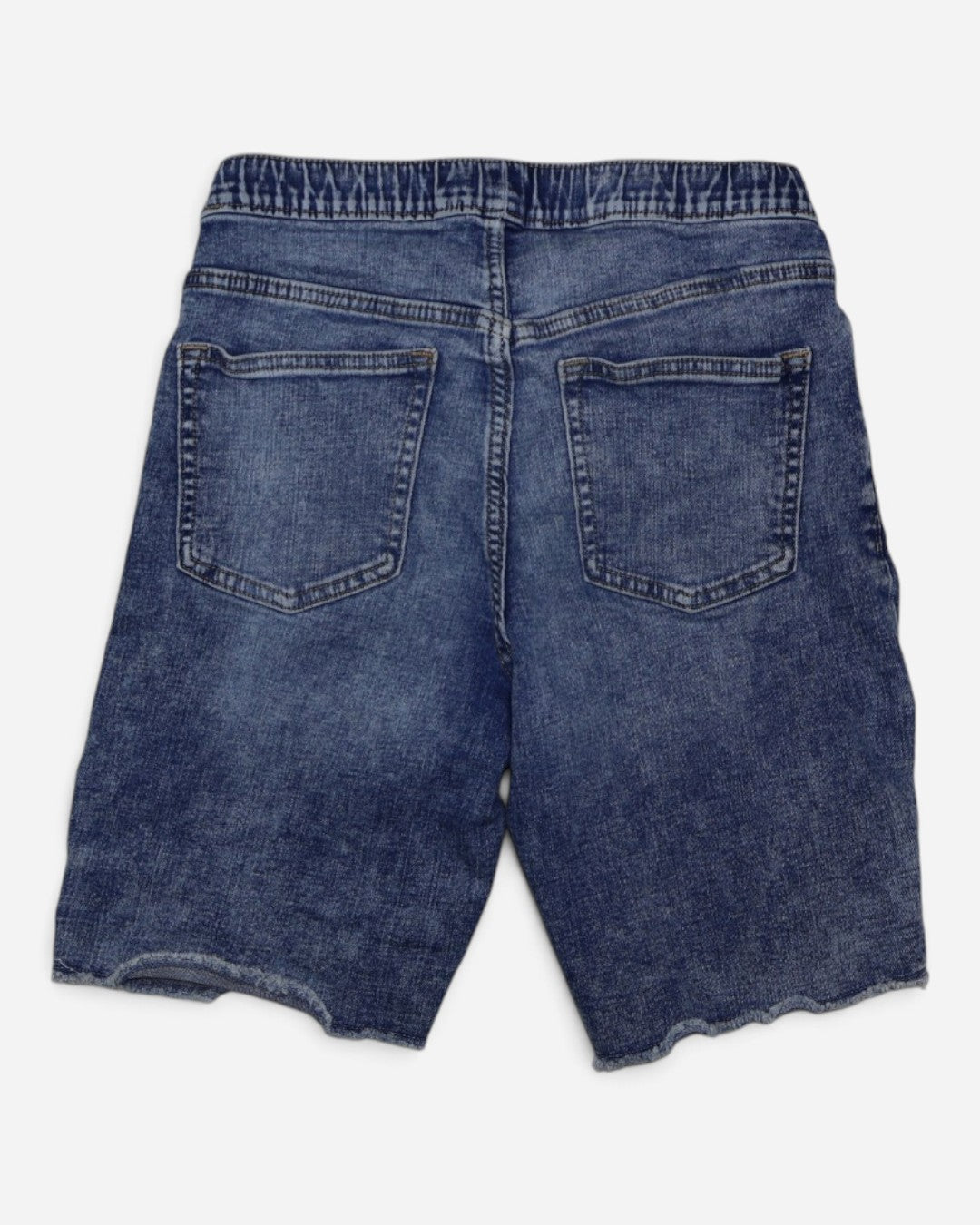 Shorts de jean azul con rotos y cintura elástica para niño, marca Old Navy, talla XL (14-16), ropa de segunda mano en República Dominicana