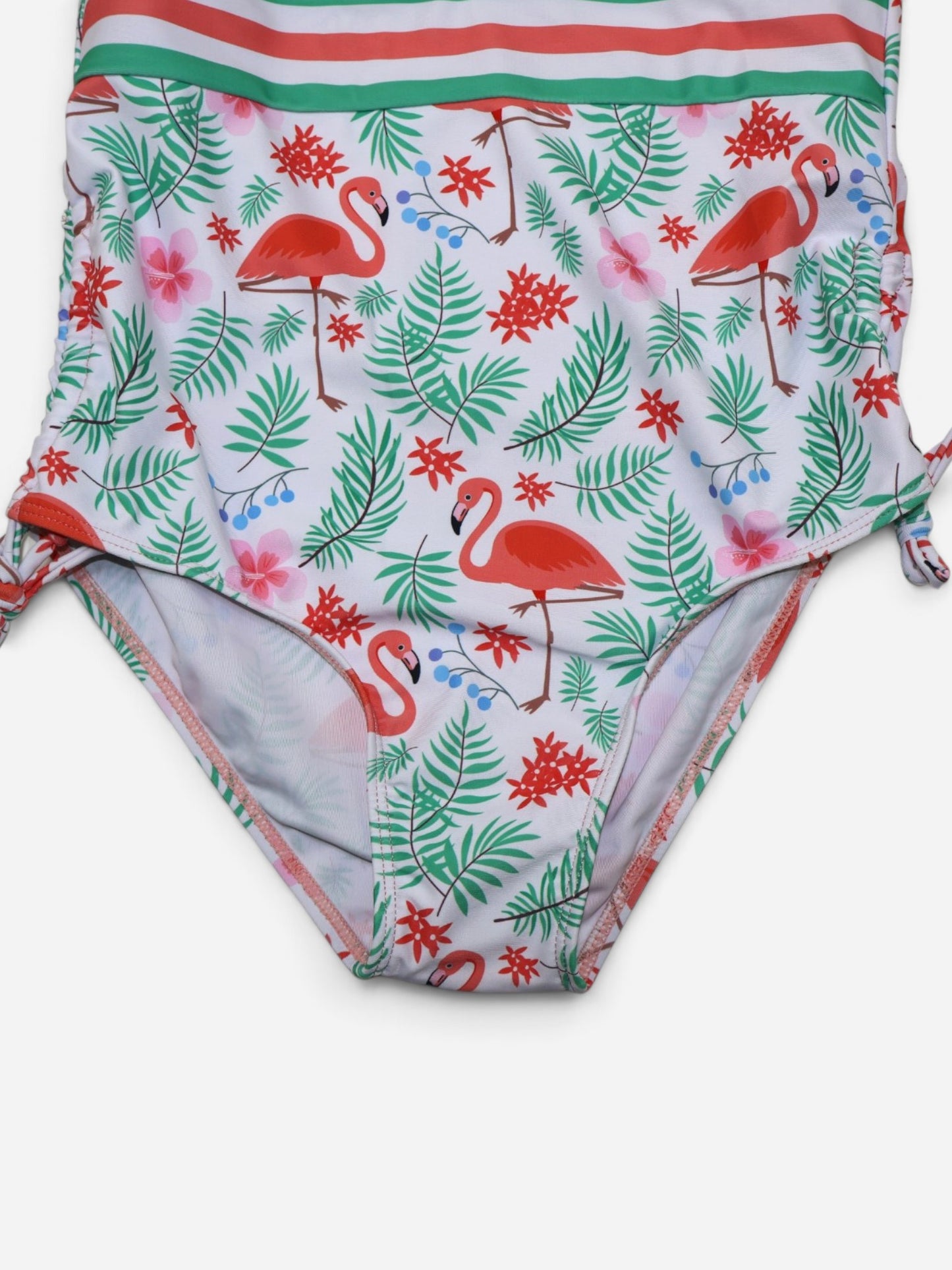 TRAJE DE BAÑO CON ESTAMPADO DE FLAMENCO PARA NIÑA | TALLA 11