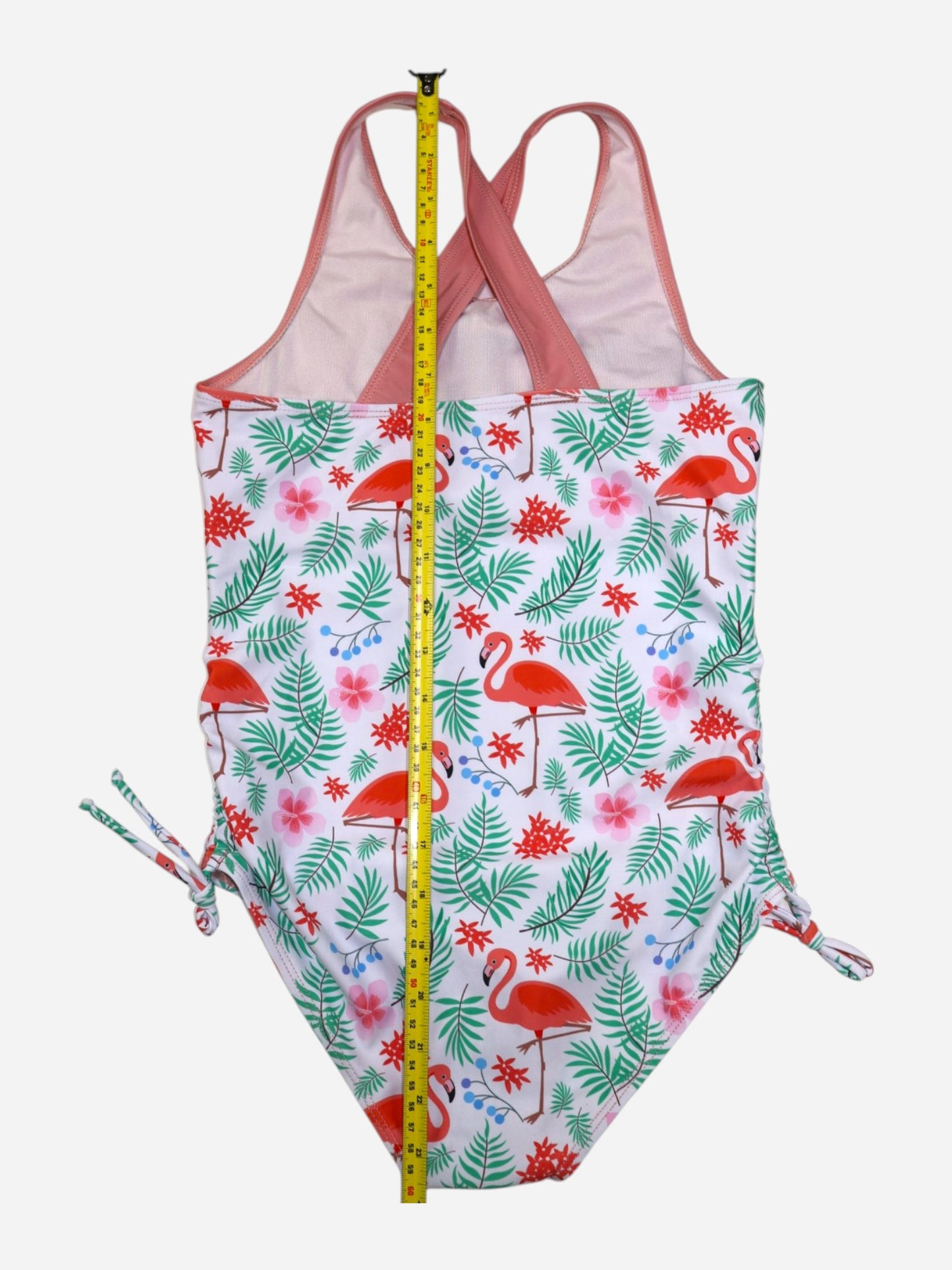 TRAJE DE BAÑO CON ESTAMPADO DE FLAMENCO PARA NIÑA | TALLA 11