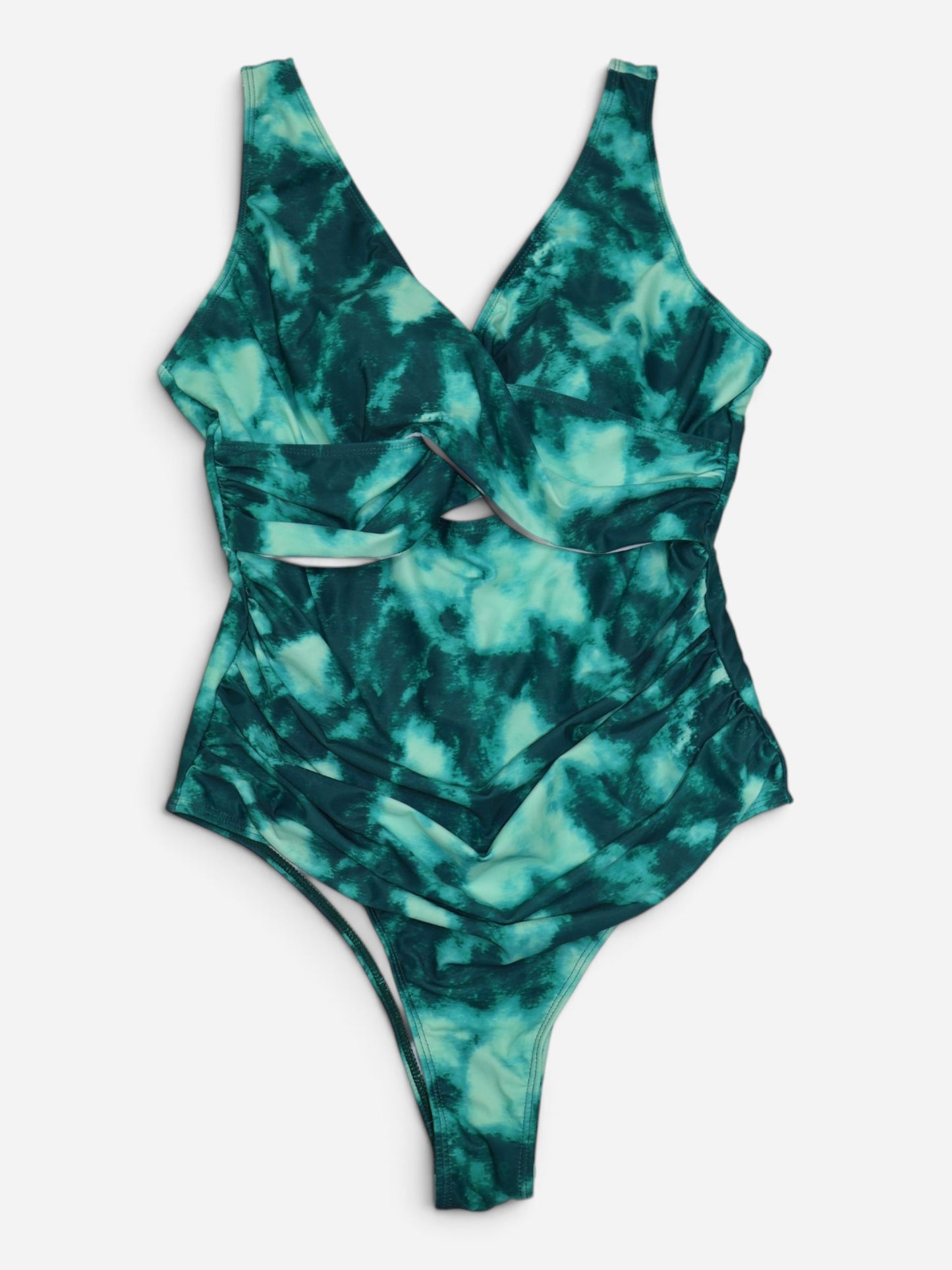 TRAJE DE BAÑO ENTERO VERDE PARA MUJER | TALLA 1XL
