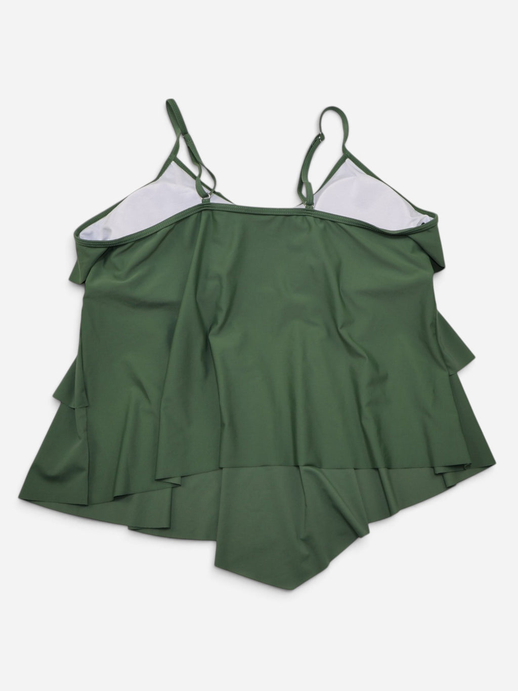 TOP DE TANKINI VERDE PARA MUJER | TALLA 4XL