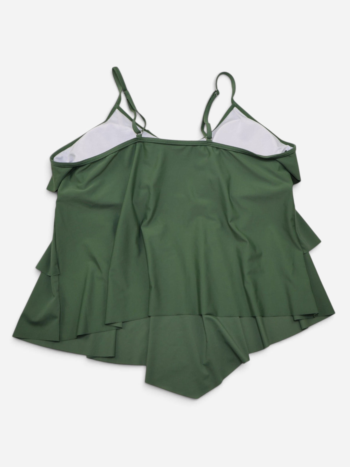 TOP DE TANKINI VERDE PARA MUJER | TALLA 4XL