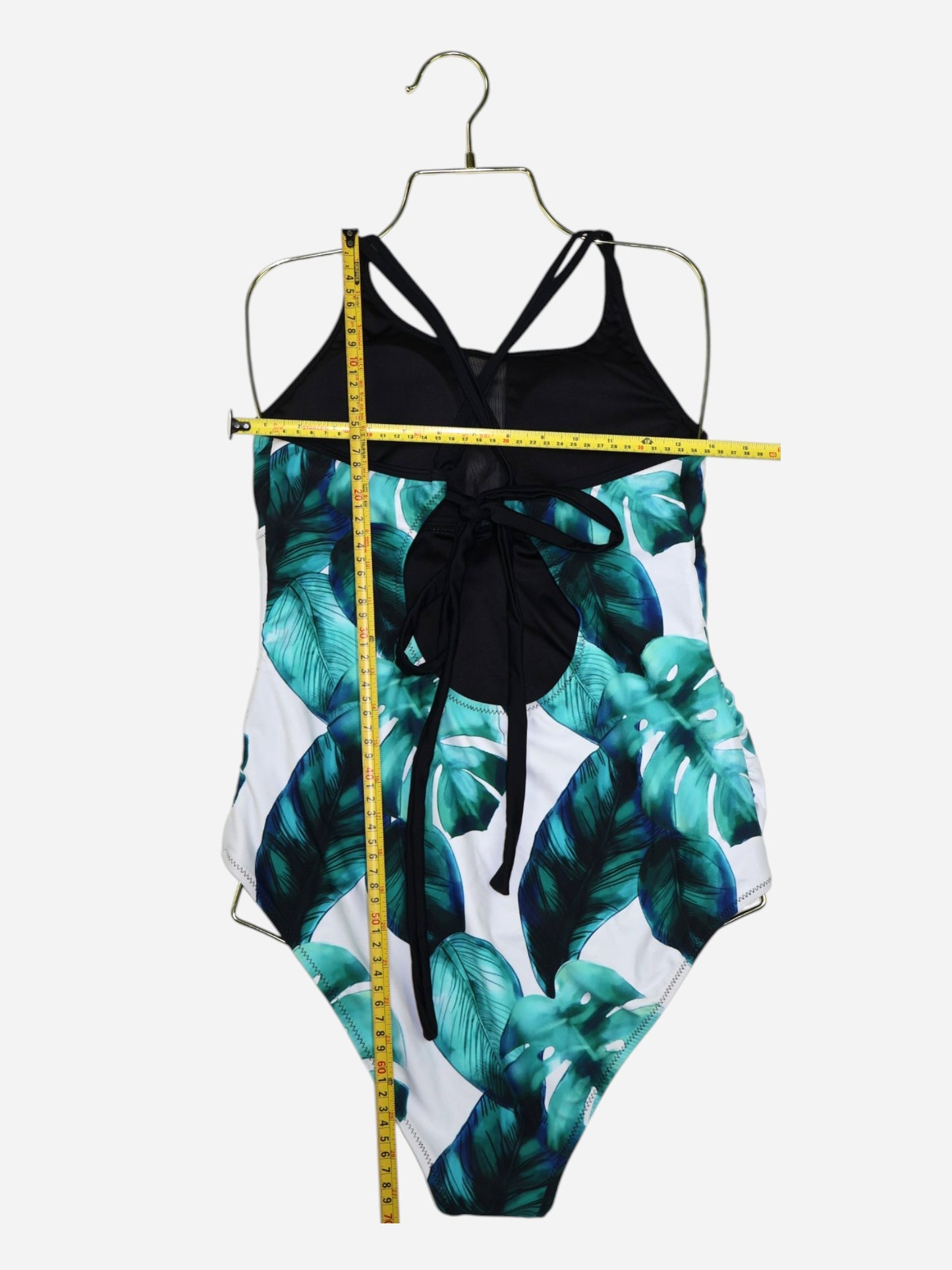 TRAJE DE BAÑO ENTERO CON ESTAMPADO DE HOJAS TROPICALES | CUPSHE | TALLA XXL
