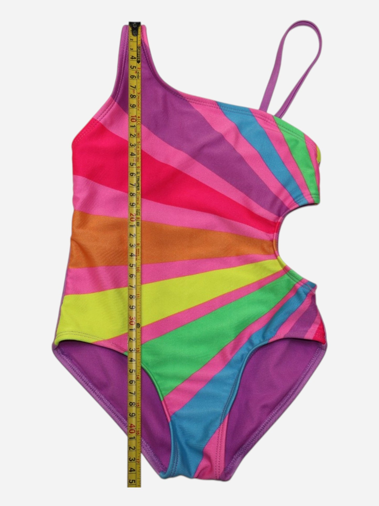 TRAJE DE BAÑO MULTICOLOR PARA NIÑA | CAT & JACK | TALLA XS (4/5)