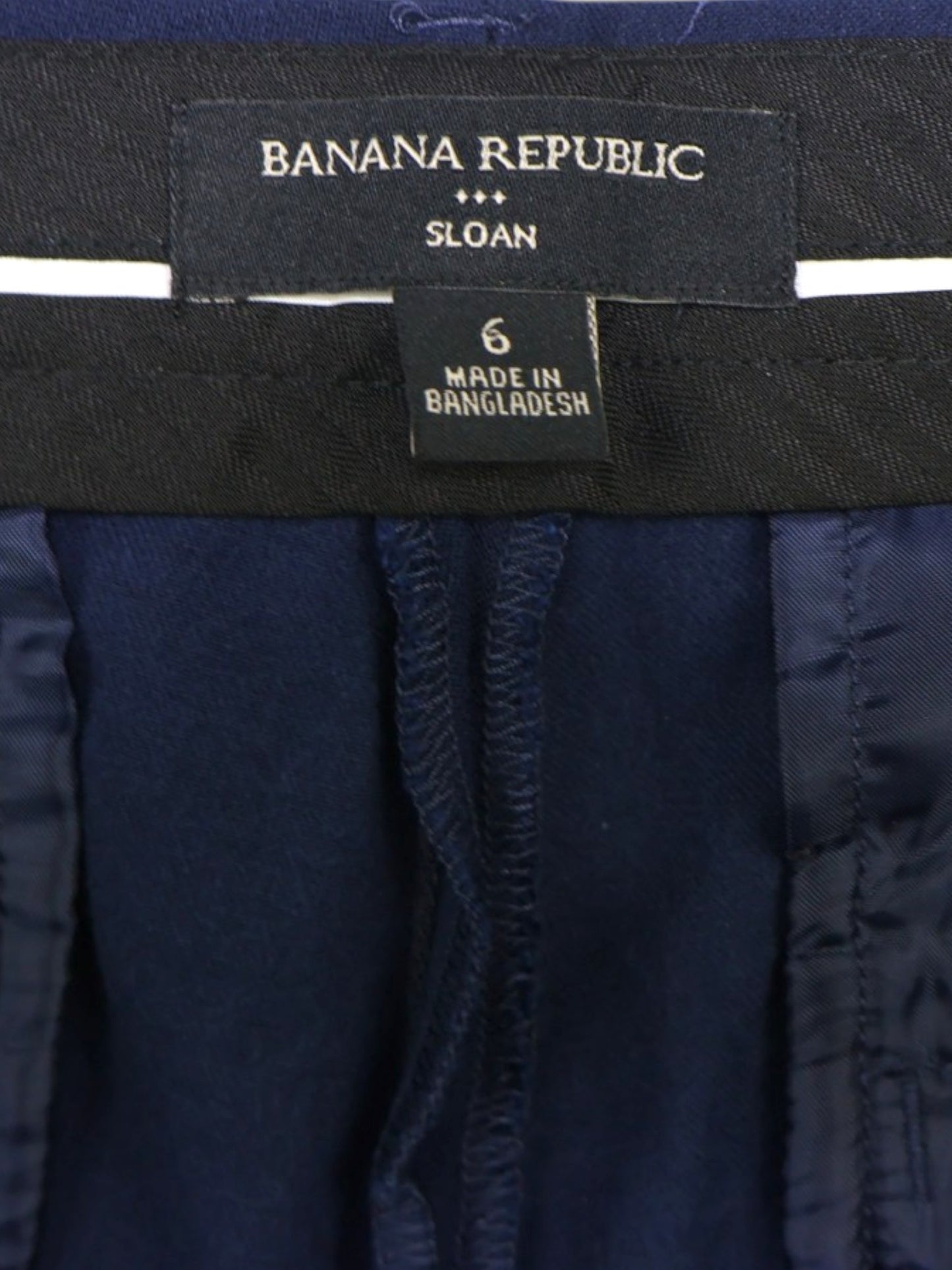 PANTALÓN AZUL MARINO | BANANA REPUBLIC | TALLA 6 (S)