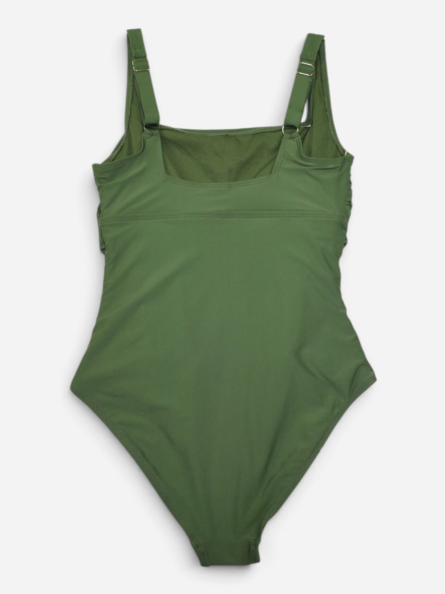 TRAJE DE BAÑO ENTERO VERDE PARA MUJER | ESSENTIALS BY CATALINA | TALLA L (12-14)