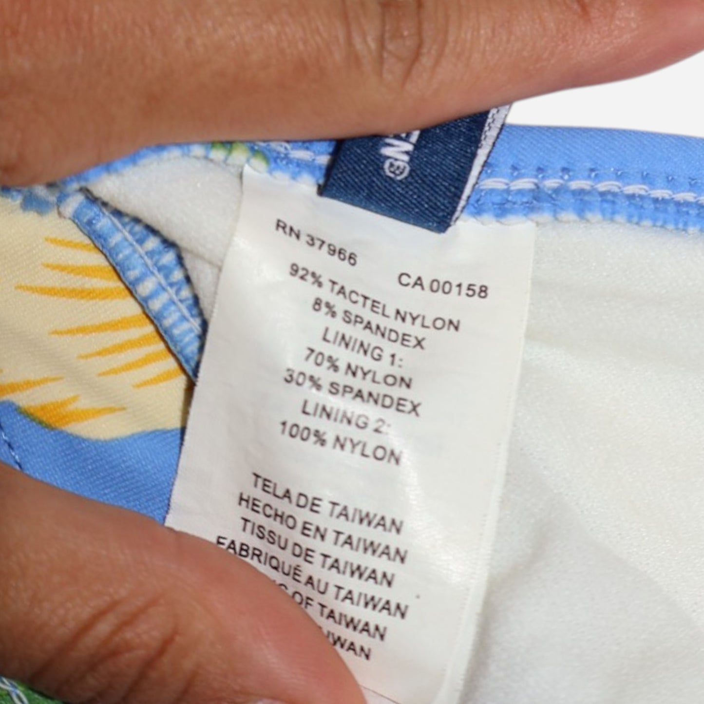 BIKINI DE DOS PIEZAS AZUL CON ESTAMPADO FLORAL PARA MUJER | JANTZEN | TALLA 16 (XL)
