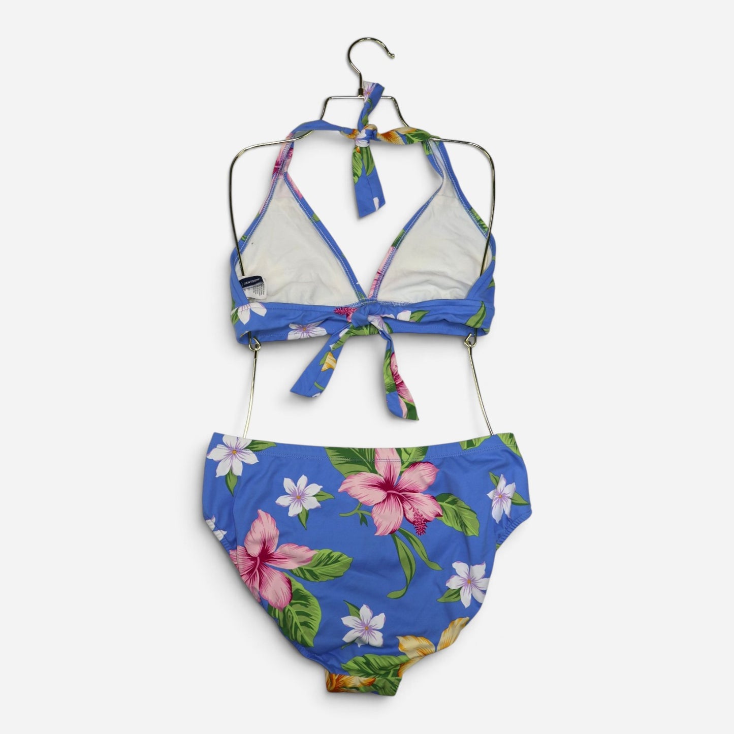 BIKINI DE DOS PIEZAS AZUL CON ESTAMPADO FLORAL PARA MUJER | JANTZEN | TALLA 16 (XL)