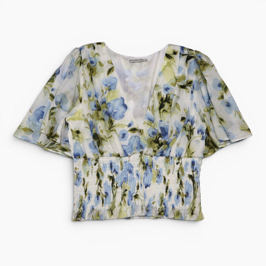 BLUSA CON ESTAMPADO FLORAL | ABERCROMBIE & FITCH | TALLA L