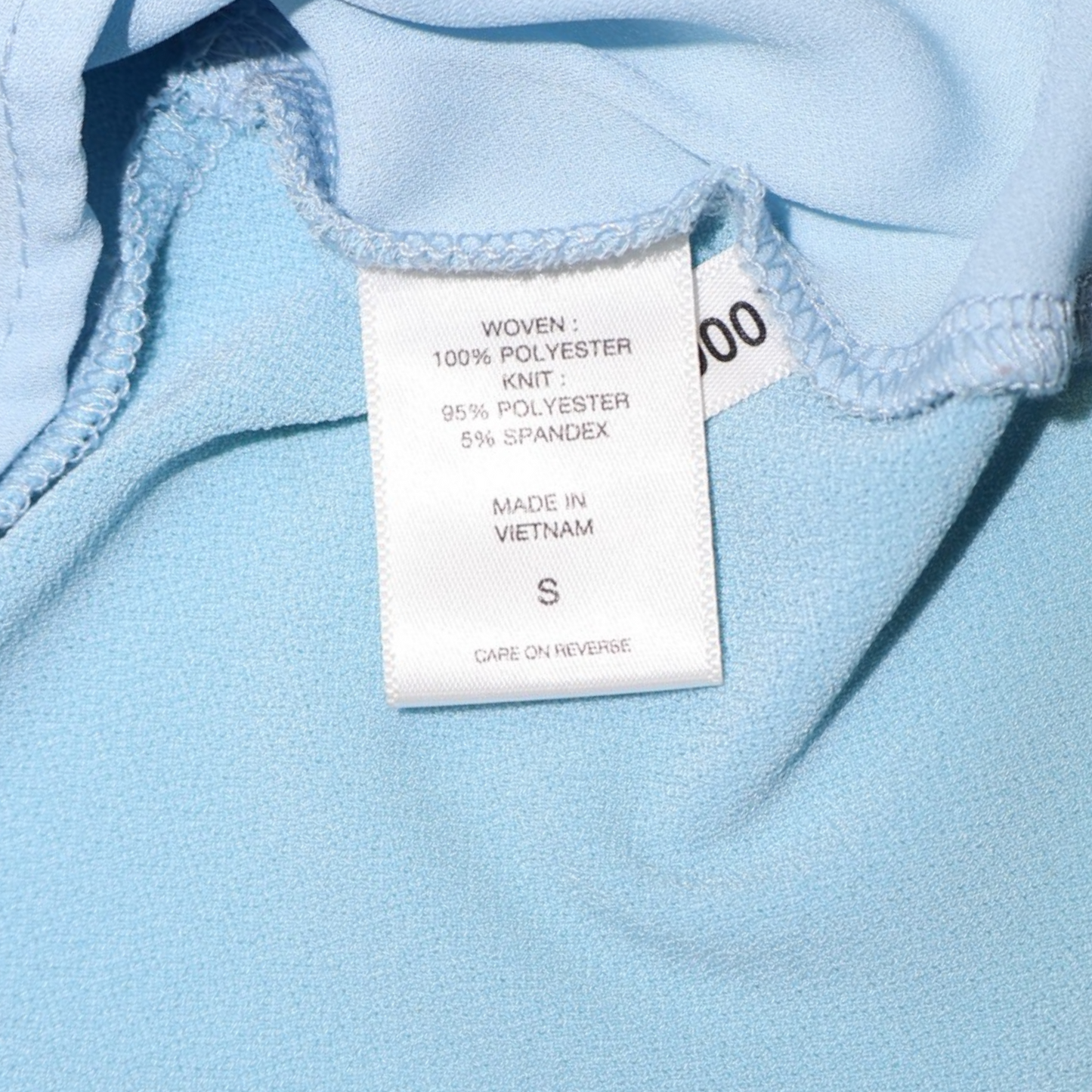 BLUSA AZUL CLARO CON MANGAS ABULLONADAS | 7TH AVENUE DESIGN STUDIO | TALLA S